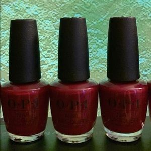 6 OPI Malaga Wine Nail Polishes